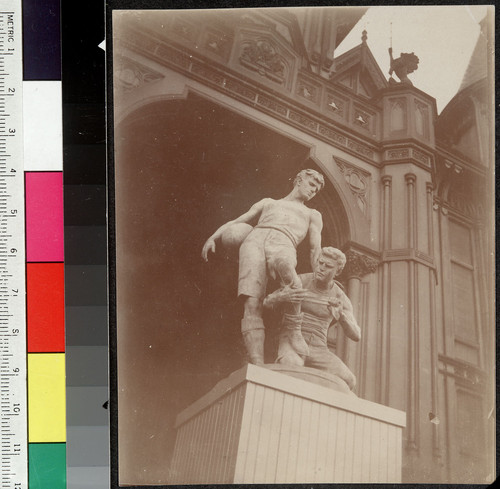 And After. [Douglas Tilden sculpture, Mark Hopkins Institute of Art, California and Mason Sts., Nob Hill.]