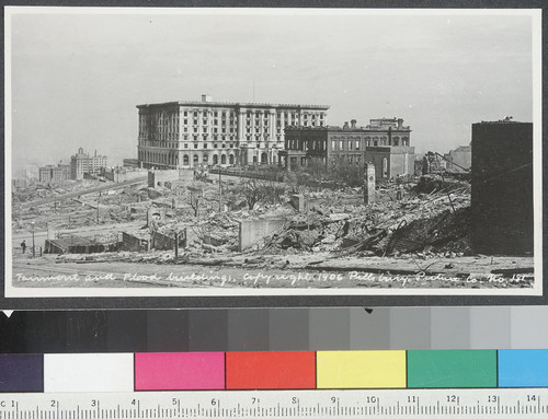 Fairmont and Flood Buildings. [Nob Hill.]