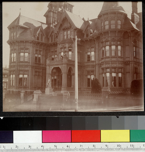 The Crocker Art Institute Before the Great Fire. [Correction: Mark Hopkins Institute of Art, California and Mason Sts., Nob Hill.]