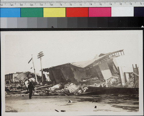 [Collapsed structure. Santa Rosa?]