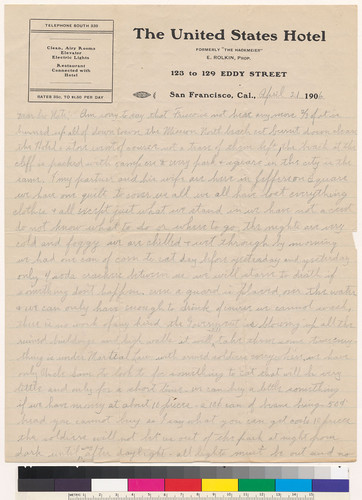 Bowers, E. B. Letter