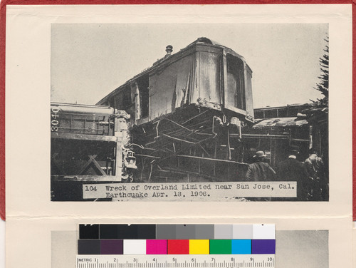 San Jose, Stanford University and vicinity, after the disaster, April 18, 1906