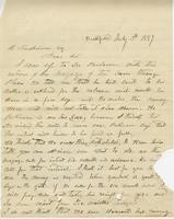 Business Correspondence, 1887 July