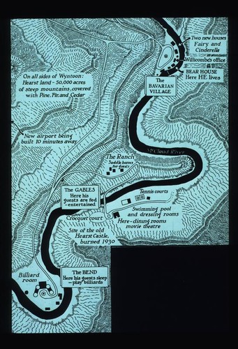 Wyntoon, Map of Complex, Fortune Magazine, October 1935