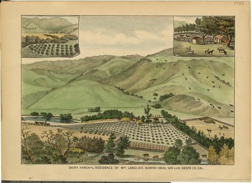 Langlois, Wm., Dairy Ranch and Residence, Morro Creek, San Luis Obispo County
