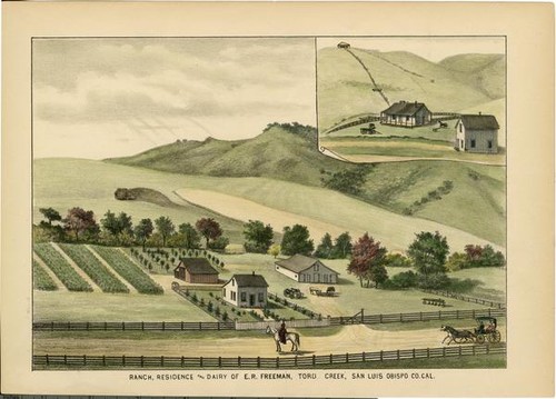 Freeman, E. R., Ranch, Residence and Dairy, Toro Creek, San Luis Obispo County