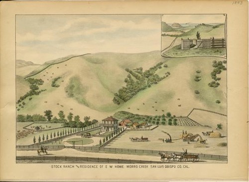 Howe, E. W., Stock Ranch and Residence, Morro Creek, San Luis Obispo County