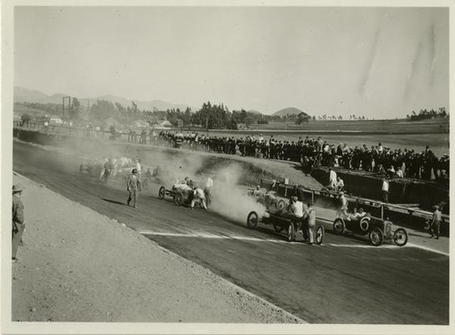 Exposition Park Race Track, San Luis Obispo, circa 1920-23