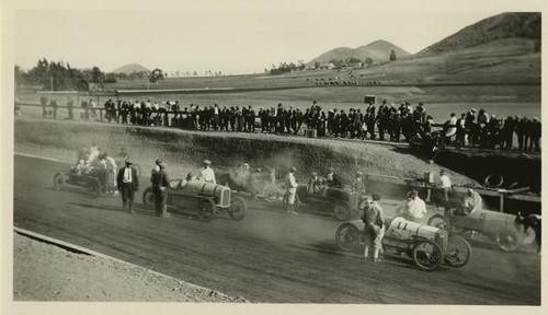 Exposition Park Race Track, San Luis Obispo, circa 1920-23