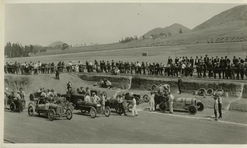 Exposition Park Race Track, San Luis Obispo, circa 1920-23