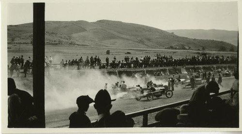 Exposition Park Race Track, San Luis Obispo, circa 1920-23