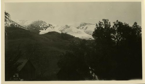 Snowstorm, San Luis Obispo