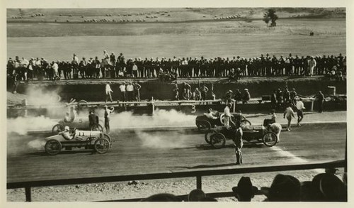 Exposition Park Race Track, San Luis Obispo, circa 1920-23