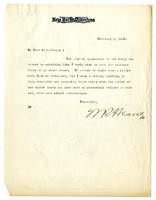 Letter from William Randolph Hearst to Julia Morgan, February 3, 1920