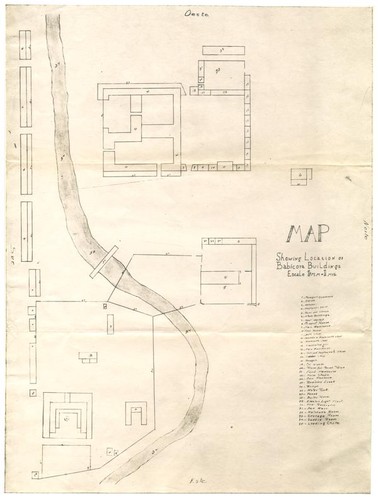 Map of Babicora buildings