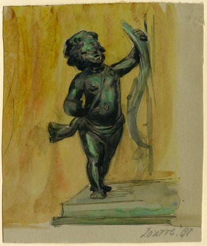 [Detail from sketchbook, Beaux-Arts, 1896-1901]