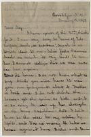 Letter from Eliza Morgan to Charles Morgan, January 12, 1879