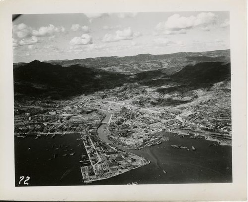 Sasebo from the air