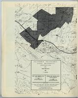 Two maps excerpted from 'An Illustrated History of Land Acquisition and Development for Agricultural Education