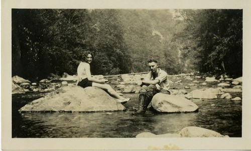 Goddard, Kathleen and unidentified, c. 1928