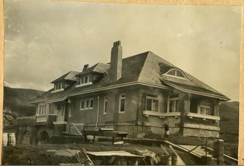 Photograph of Mr. and Mrs. Orsamus Cole Jr.'s house