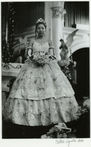 [Scarlett Maria Ruiz at her quinceaera]