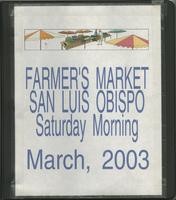 Farmers' Market San Luis Obispo Saturday Morning March, 2003