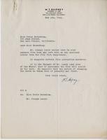 Correspondence Shipsey to Barneberg 1944