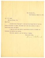 Correspondence to R.E. Jack from Anna E. Holland