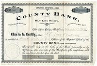 310 Shares of County Bank Stock to R.E. Jack Company