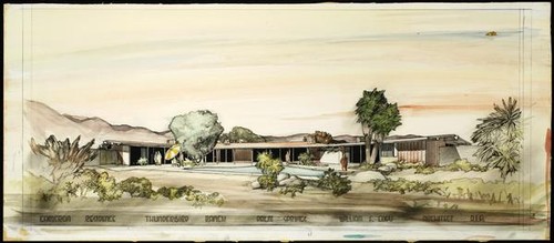 Cameron, Mr. and Mrs. George E., residential, Thunderbird Country Club, 1951