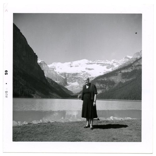 Anna Cody at Lake Louise