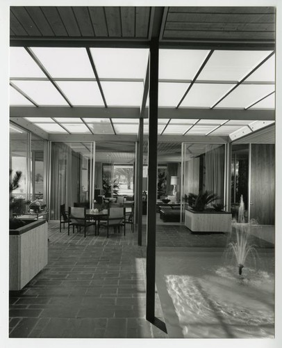 Interior of Shamel Residence