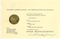 The American Institute of Architects Honor Awards Exibition