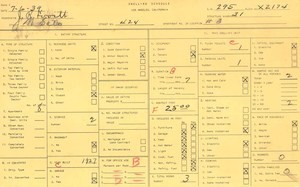 WPA household census for 424 N SOTO, Los Angeles