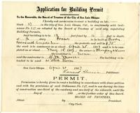 Application for Building Permit on Block 17