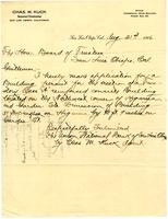 Requesting an application for a building permit