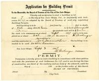 Application for Building Permit on Lot 3 Block 7
