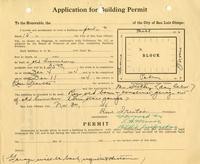 Application for Building Permit on part lot 2 block 15