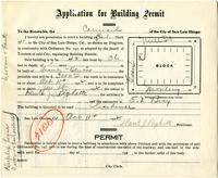 Application for Building Permit for Righetti apartments