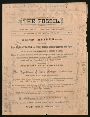 The Fossil, October 21, 1887