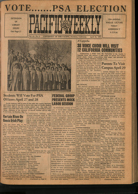 Pacific Weekly, April 21, 1961