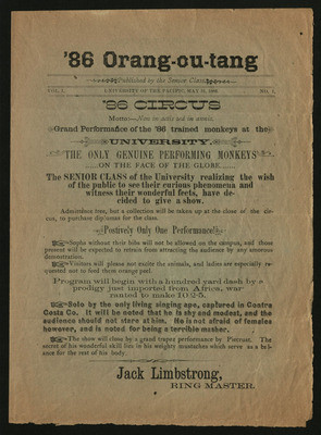 86 Orang-ou-tang, May 31, 1886