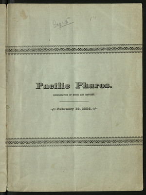 The Pacific Pharos, February 10, 1886