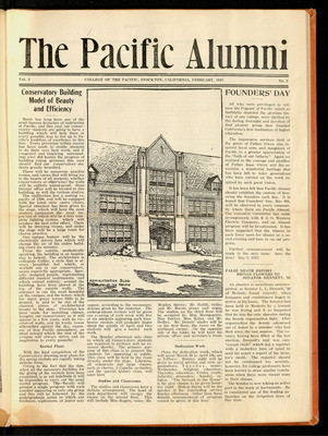 The Pacific Alumni February 1925