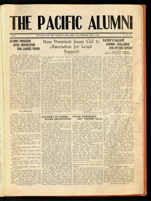 The Pacific Alumni July 1924