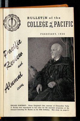 Pacific Review February 1956 (Bulletin of the College of the Pacific)