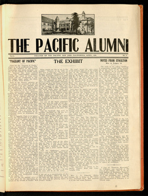 The Pacific Alumni April 1924