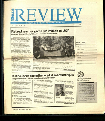 Pacific Review Fall 1992