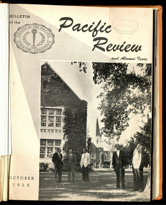 Pacific Review October 1959 (Bulletin of the College of the Pacific)